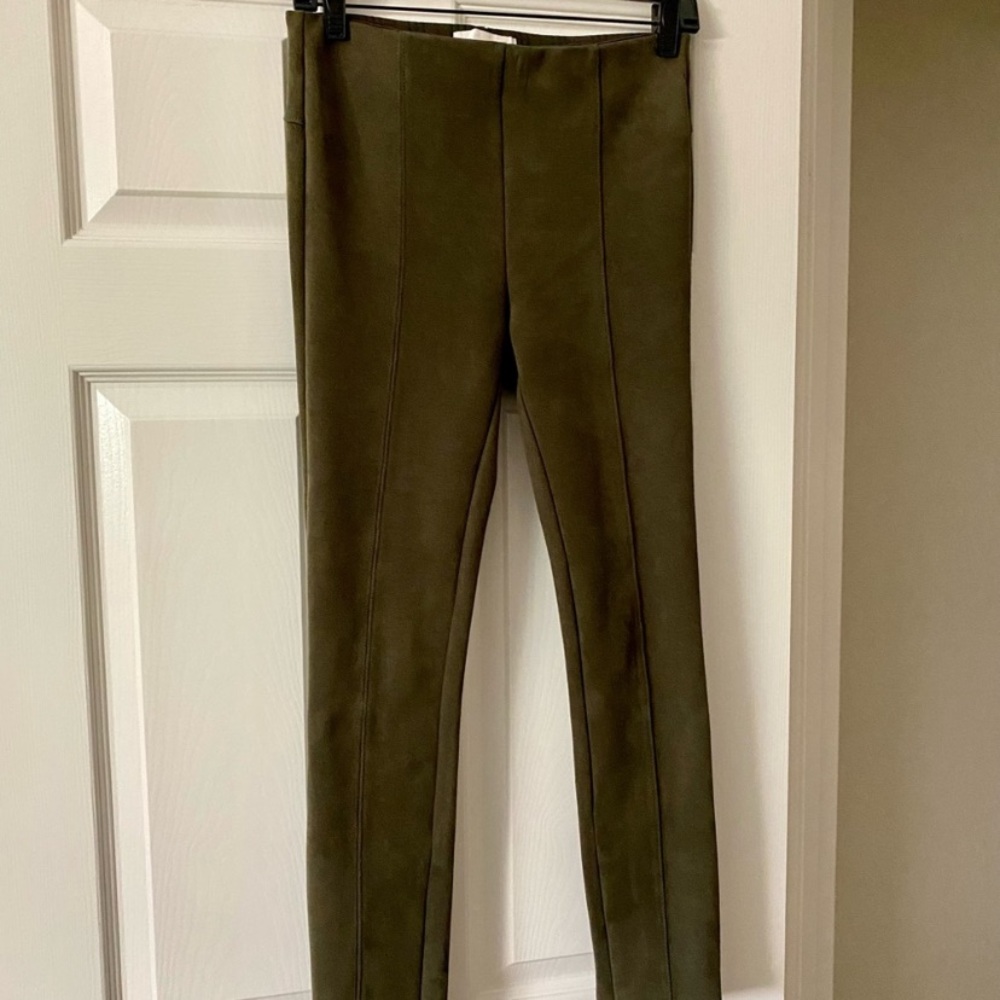 Anthropologie Olive Skinny Pants stretchy waist